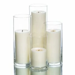 Richland Pillar Candles & Eastland Cylinder Holders Set Of 4 -US Gift Sales 2024 967A5239 Edit1