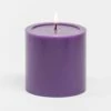 Richland 4" X 4" Purple Pillar Candles Set Of 6