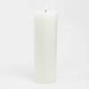 Richland 4" X 12" White Pillar Candle