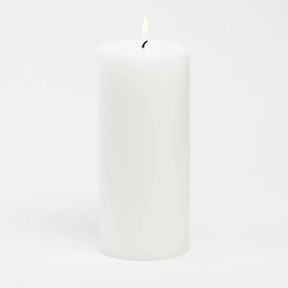 Richland 4" X 9" White Pillar Candle 1 Richland 4" X 9" White Pillar Candle