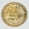 Richland Gold Beaded Mercury Pillar Plates Set Of 48