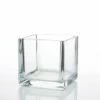 Richland Square Glass Cube Vase 4" Set Of 12