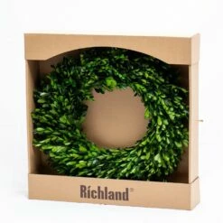 Richland Preserved Boxwood Wreath 17” -US Gift Sales 2024 967a0364
