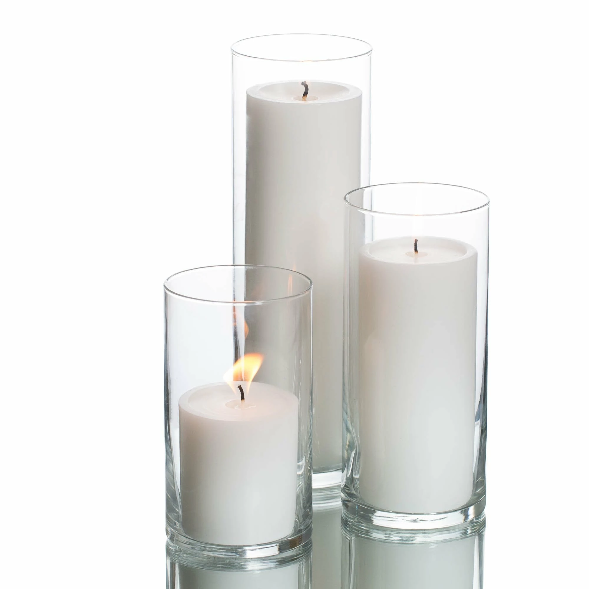 Richland Pillar Candles & Eastland Cylinder Holders Set Of 36 1 Richland Pillar Candles & Eastland Cylinder Holders Set Of 36