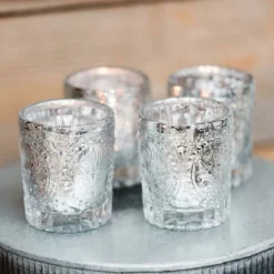 Richland Mercury Votive Holders Primrose Silver Set Of 48 -US Gift Sales 2024 967a2885 1