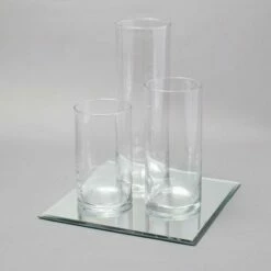 Eastland Square Mirrors And Cylinder Vases Centerpiece Set Of 48