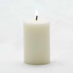 Richland Pillar Candle 2"x3" Light Ivory Set Of 20