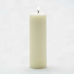 Richland Pillar Candle 2"x6" Light Ivory Set Of 20