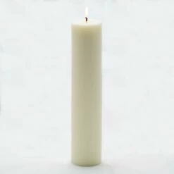 Richland Pillar Candle 2"x9" Light Ivory Set Of 40