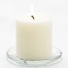 Richland Pillar Candles 3"x3" Light Ivory Set Of 12