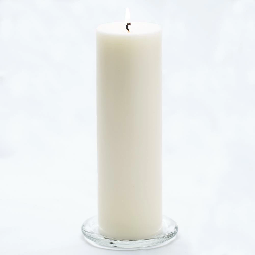 Richland Pillar Candles 3"x9" Light Ivory Set Of 12 1 Richland Pillar Candles 3"x9" Light Ivory Set Of 12