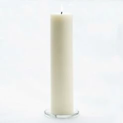 Richland Pillar Candle 3"x12" Light Ivory Set Of 24