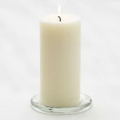 Richland Pillar Candle 3"x6" Light Ivory Set Of 6
