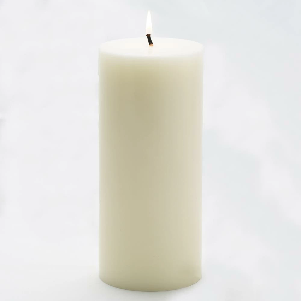 Richland 4" X 9" Light Ivory Pillar Candles Set Of 6 1 Richland 4" X 9" Light Ivory Pillar Candles Set Of 6