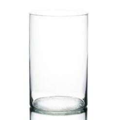 Richland Wide Cylinder Vase 6" X 10" Set Of 2