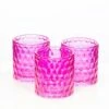 Richland Pink Chunky Honeycomb Glass Votive & Tealight Holder Set Of 48