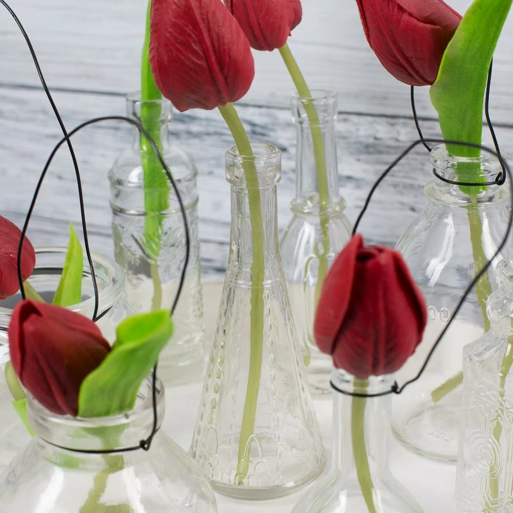 Richland Vintage Dotted Bud Vase Set Of 12 3 Richland Vintage Dotted Bud Vase Set Of 12 - Image 3