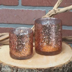 Richland Mercury Candle Holder Nadine Rose Gold Small Set Of 36 -US Gift Sales 2024 967a6978 1