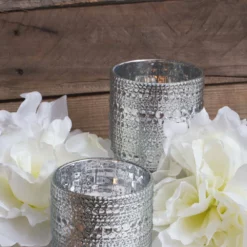 Richland Mercury Candle Holder Pearly Silver Small Set Of 36 -US Gift Sales 2024 967a6985 1