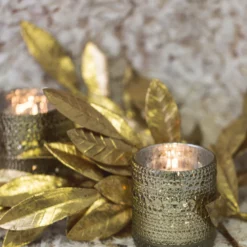 Richland Mercury Candle Holder Pearly Metallic Gold Small Set Of 36 -US Gift Sales 2024 967a7001 1