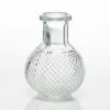 Richland Glass Bud Vase Clear Round Perfume Set Of 36