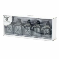 Richland Mini Tealight Lanterns Black Metal Set Of 25 -US Gift Sales 2024 967a7339 edit 1