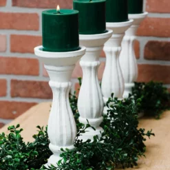 Richland Pillar Candles 3"x3" Dark Green Set Of 12 -US Gift Sales 2024 967a7891 1 bd844955 f471 4969 a862 bd70fb4762bf