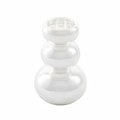 Richland Tealight Candle Holder Silver Bubble 5.5” Set Of 36