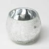 Richland Silver Crackle Hurricane Holder Set Of 48