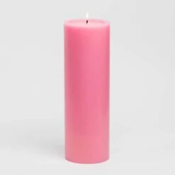 Richland 4" X 12" Pink Pillar Candle Set Of 6