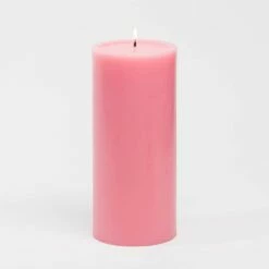 Richland 4" X 9" Pink Pillar Candle
