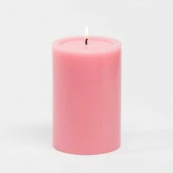 Richland 4" X 6" Pink Pillar Candle