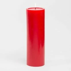 Richland 4" X 12" Red Pillar Candle Set Of 6