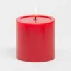 Richland 4" X 4" Red Pillar Candles Set Of 6