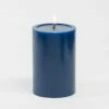 Richland 4" X 6" Navy Blue Pillar Candle