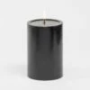 Richland 4" X 6" Black Pillar Candles Set Of 6