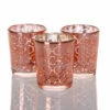 Richland Rose Gold Hexagonal Glass Holder - Small Set Of 72