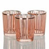 Richland Rose Gold Stripe Glass Holder - Small Set Of 72
