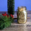 Richland Small Mercury Hanging Mason Jar With Handle - Metallic Gold Set Of 36
