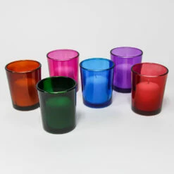 Eastland Votive Holder Assorted Colors Set Of 72