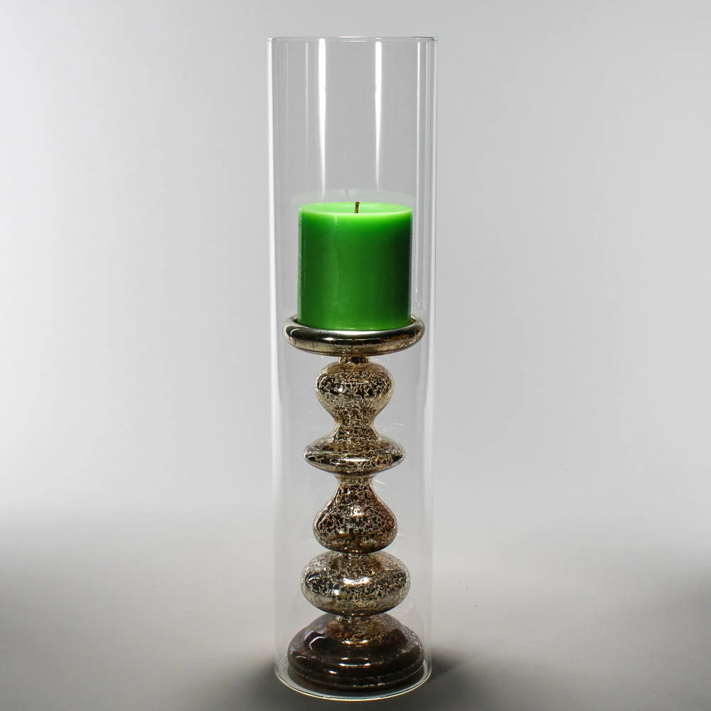 Richland Glass Chimney Candle Shade 4" X 20" Set Of 12 4 Richland Glass Chimney Candle Shade 4" X 20" Set Of 12 - Image 4