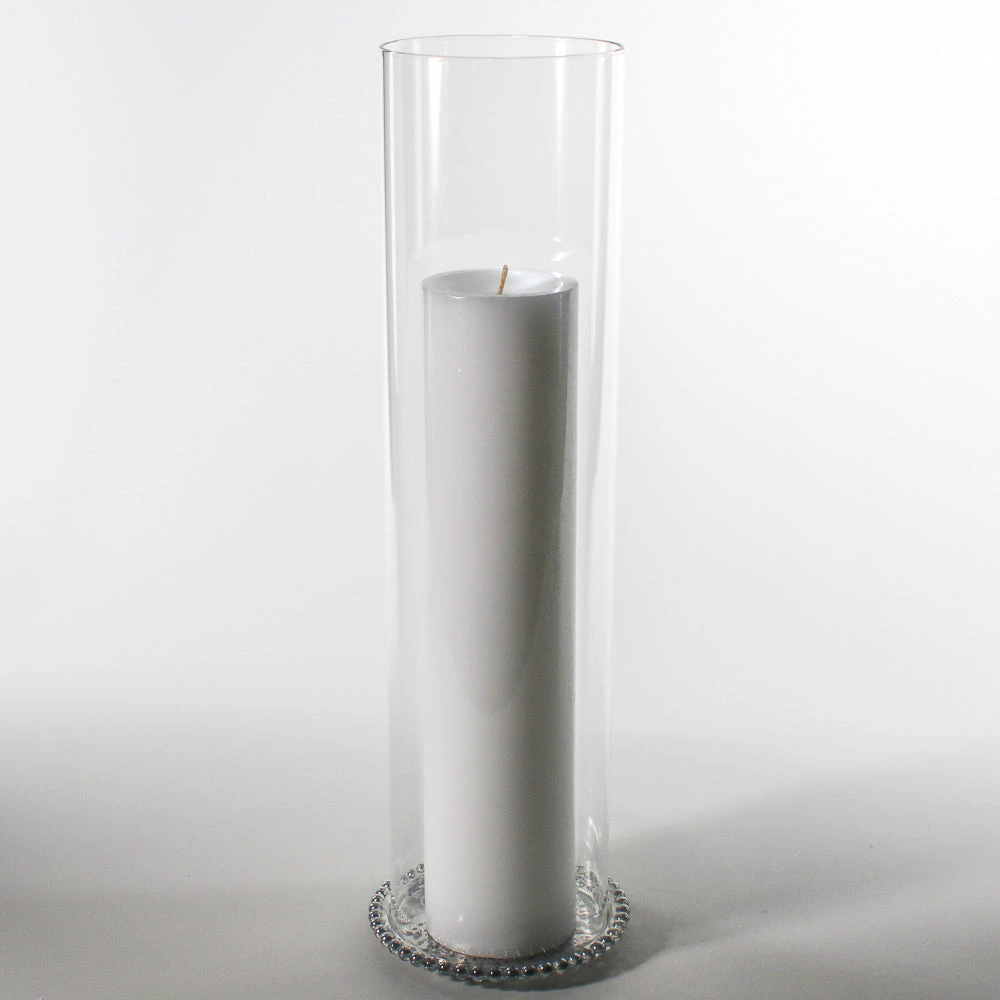 Richland Glass Chimney Candle Shade 4" X 18" 2 Richland Glass Chimney Candle Shade 4" X 18" - Image 2