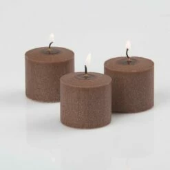 Richland Votive Candles Brown Cinnamon Bun Scented 10 Hour Set Of 288