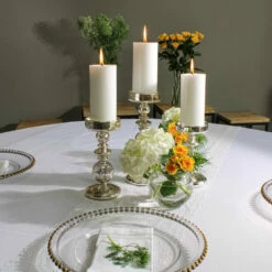 Richland Pillar Holders Unique Mercury Bubble - Set Of 3 -US Gift Sales 2024 PillarCampaign 4105 3