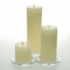 Richland Rustic Pillar Candle 3" X "3, 3" X 6" & 3"x 9" Light Ivory Set Of 36