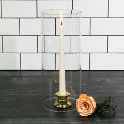 Richland Glass Chimney Candle Shade 5" X 12" -US Gift Sales 2024 W5X12H 6087 2