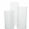 Richland 5" Glass Chimney Candle Shade 8", 10", 12" Set Of 3