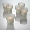 Eastland Flowerpot Votive Candle Holder Frosted Set Of 72