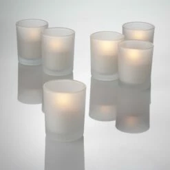 Eastland Votive Candle Holder Frosted Set Of 12