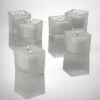 Eastland Square Votive Candle Holder Frosted Set Of 12
